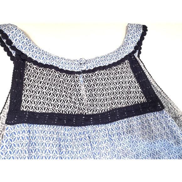 Anthropologie Skies are Blue Crochet Halter Tank, XS Navy Boho Flowy Festival - Picture 4 of 6
